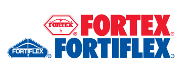 Fortex Fortiflex Red and Blue Logo Image