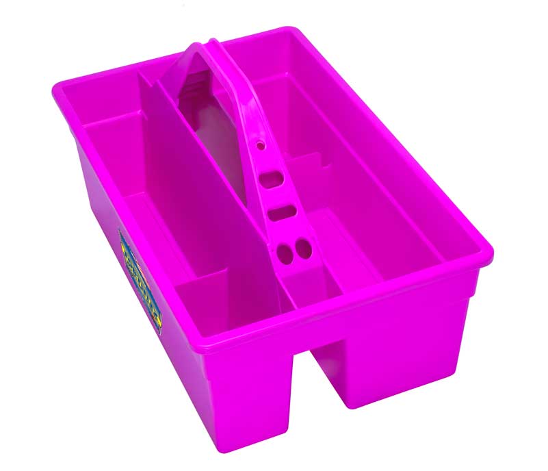 Tote-Max - HOT-PINK - Angle-View-Above-2 - with product label